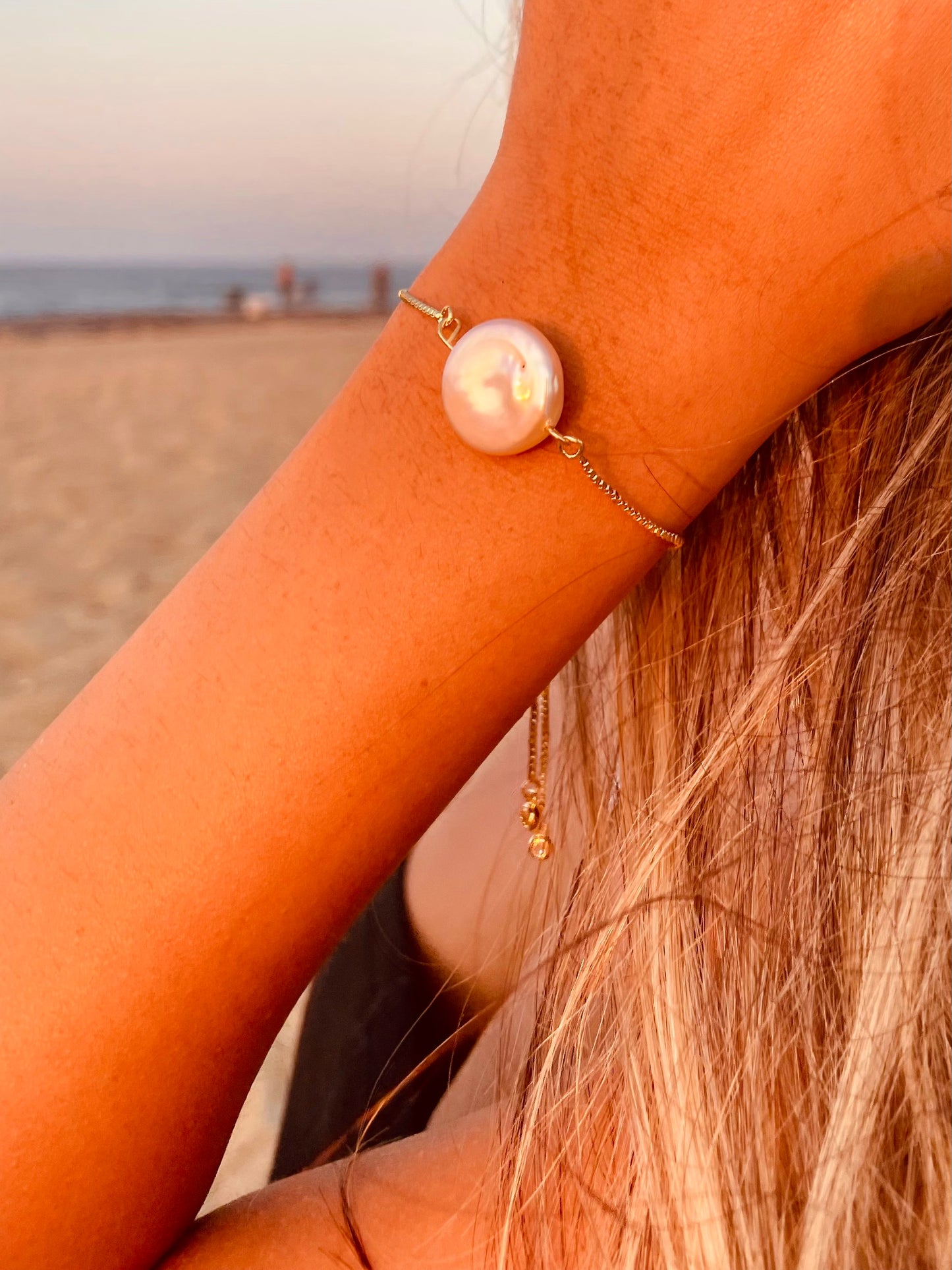 Luna coin pull bracelet
