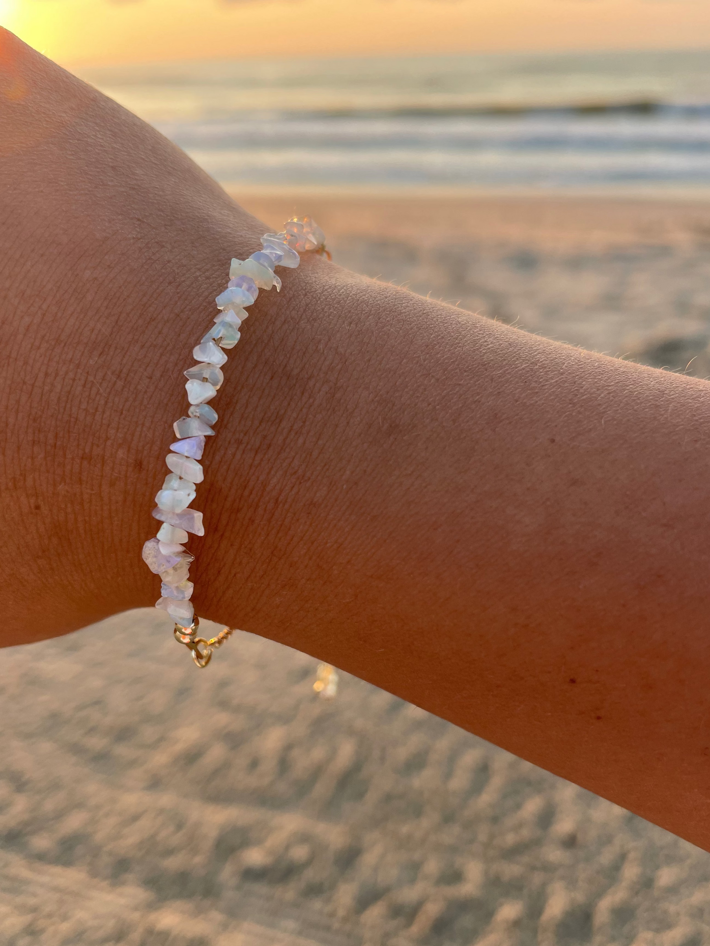 Opal dreams pull tie bracelet
