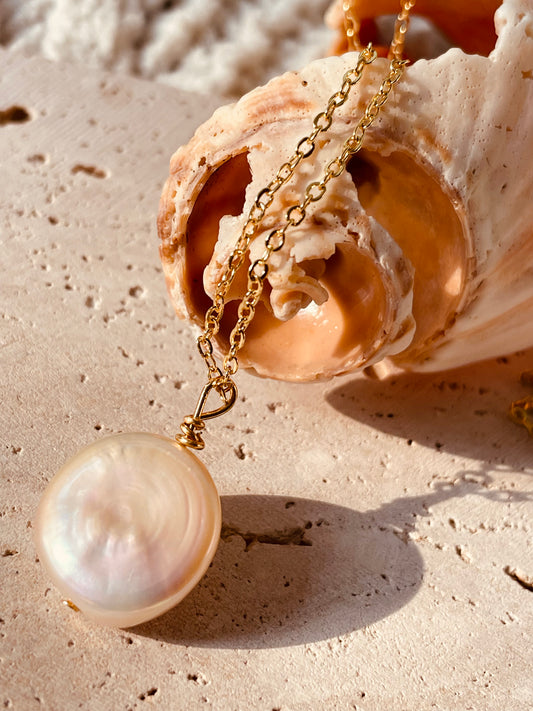 The Olivia coin pendant necklace